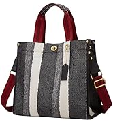 ZHMO The Canvas Tote Bag Crossbody Bags for Women,Cross body Purse Satchel Bag Shoulder bag Handb...