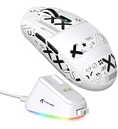 MAMBASNAKE ATTACK SHARK G3PRO Wireless Gaming Mouse with RGB Magnetic Charging Dock,Tri-Mode-2.4G...