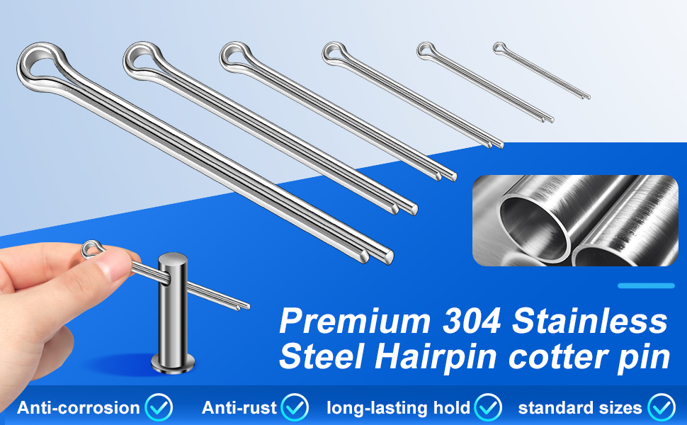 Hairpin cotter pin