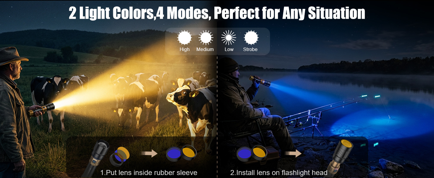 SKYFIRE Flashlight with Ignition Lens