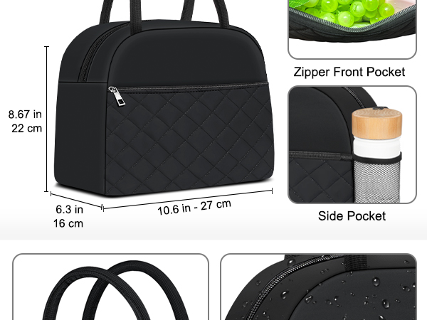 Large capacity lunch bag