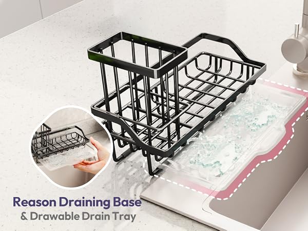 Sink Caddy Sponge Holder Kitchen Sink Organizer