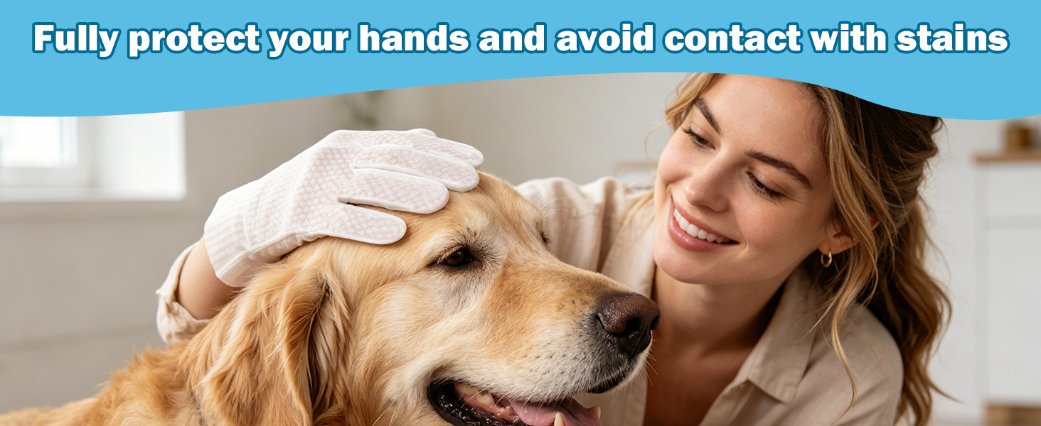 dog cleaning gloves