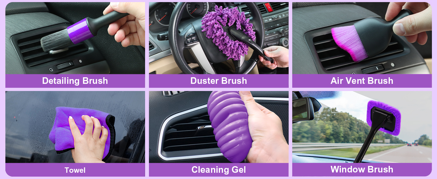 purple detailing kit