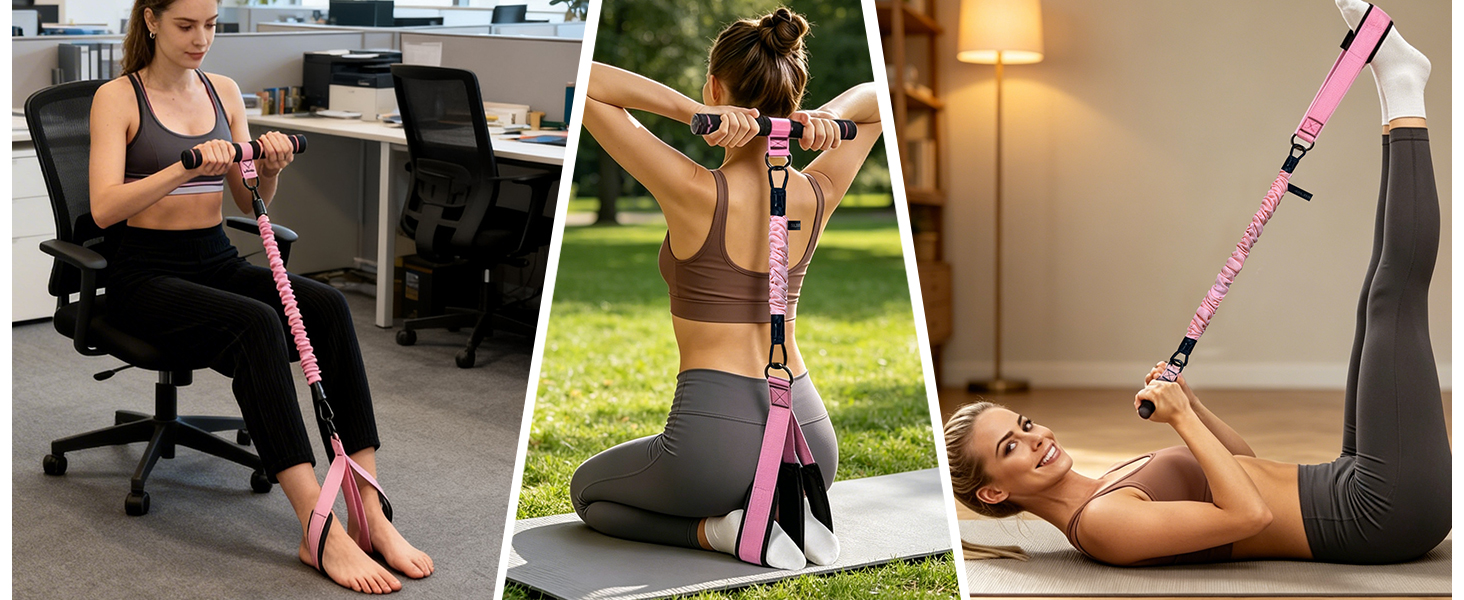 Adjustable Pedal Resistance Band for Full-Body Workout