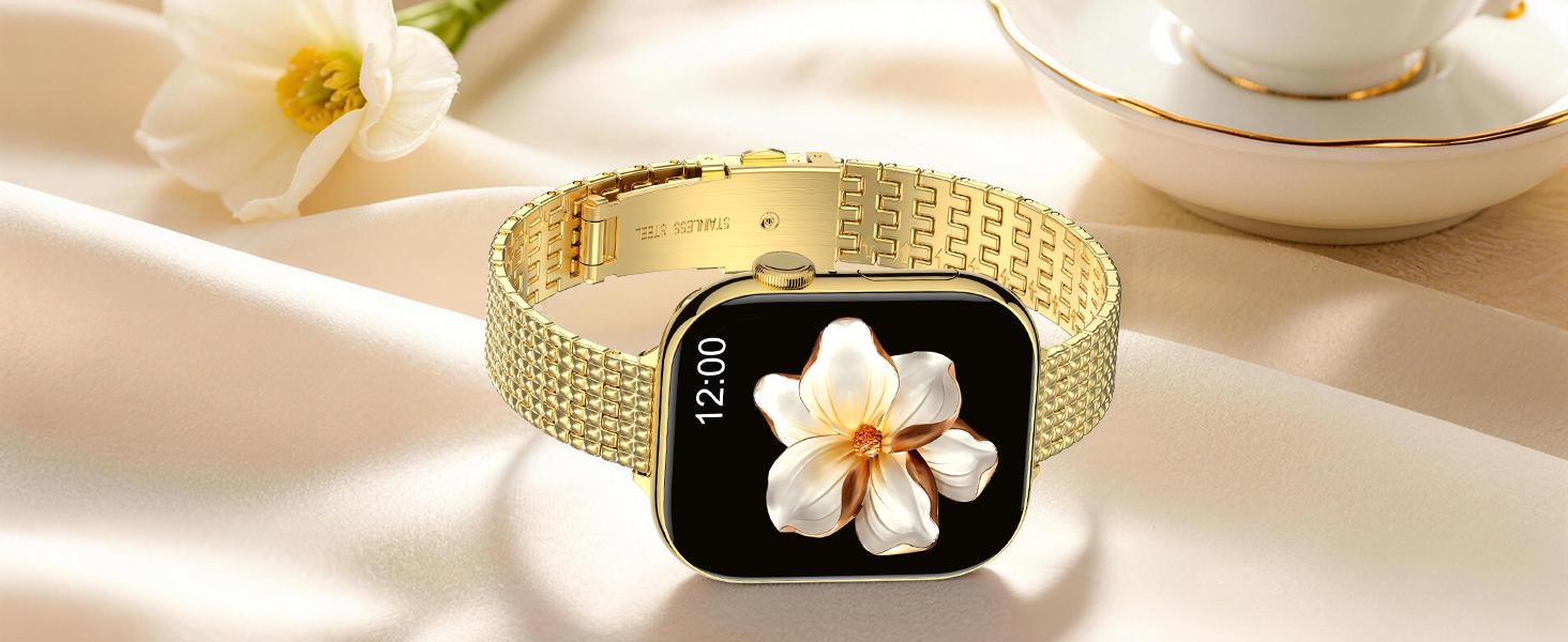 Gold apple watch bands for women