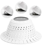 zaa Bathtub Drain Strainer Silicone Bathroom Stopper Fixture Accessories | White Collapsible Show...
