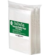 O2frepak 100 Quart Size 8" x 12"Vacuum Sealer Bags with BPA Free and Puncture Prevention,Vacuum S...