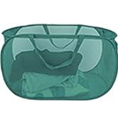 Collapsible Laundry Baskets. Mesh Pop Up Laundry Hampers with Handles, Anti-tear, Light Breathable