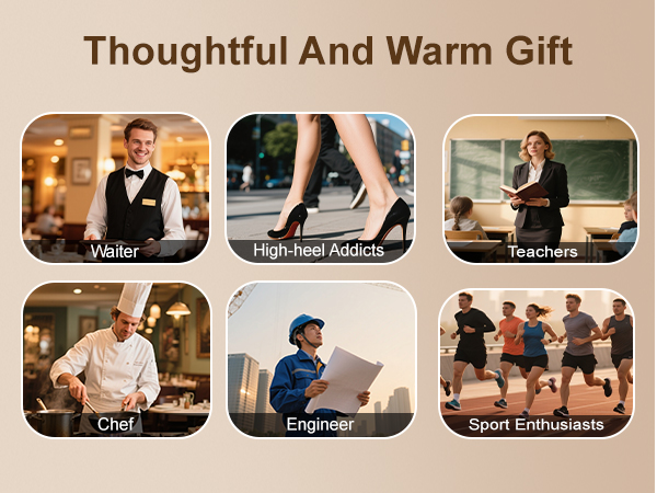 Gifts for: Waiter, High - heel lovers, Sport fans, Chef, Engineer, Teacher.