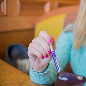 screen and paper friendly pens,zebra multifunction pens, 5 available barrel colors,stylus pen
