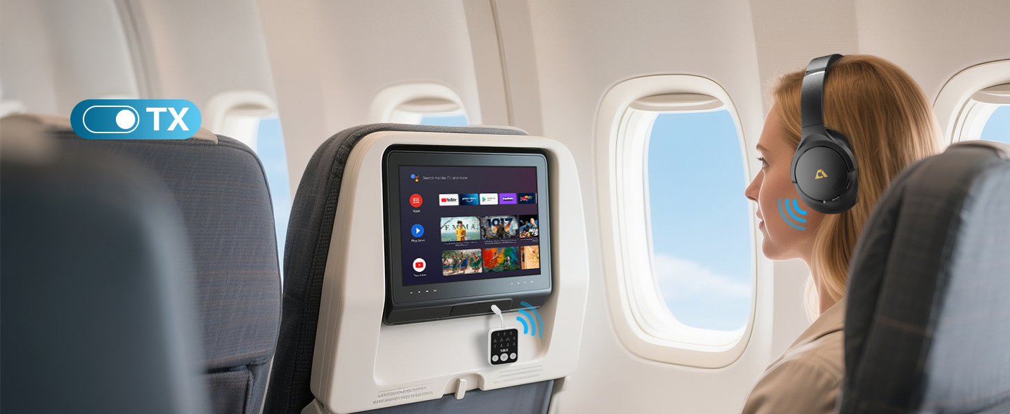 bluetooth transmitter for airplane