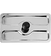 Kichvoe 2 Slice Toaster Cover Stainless Steel Toaster Appliance Cover Bread Maker Cover Toaster a...