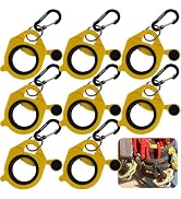 CANAANIN Zip Tie Holder Cable Tie Holder Organizer Multi-Colored Portable Carabiner Keychain Clip...