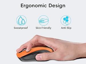 2.4G Wireless Ergonomic Mouse