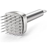 Aliglow 304 Stainless Steel Meat Tenderizer Needle Meat Hammer Mallet Tool Pounder For Tenderizin...