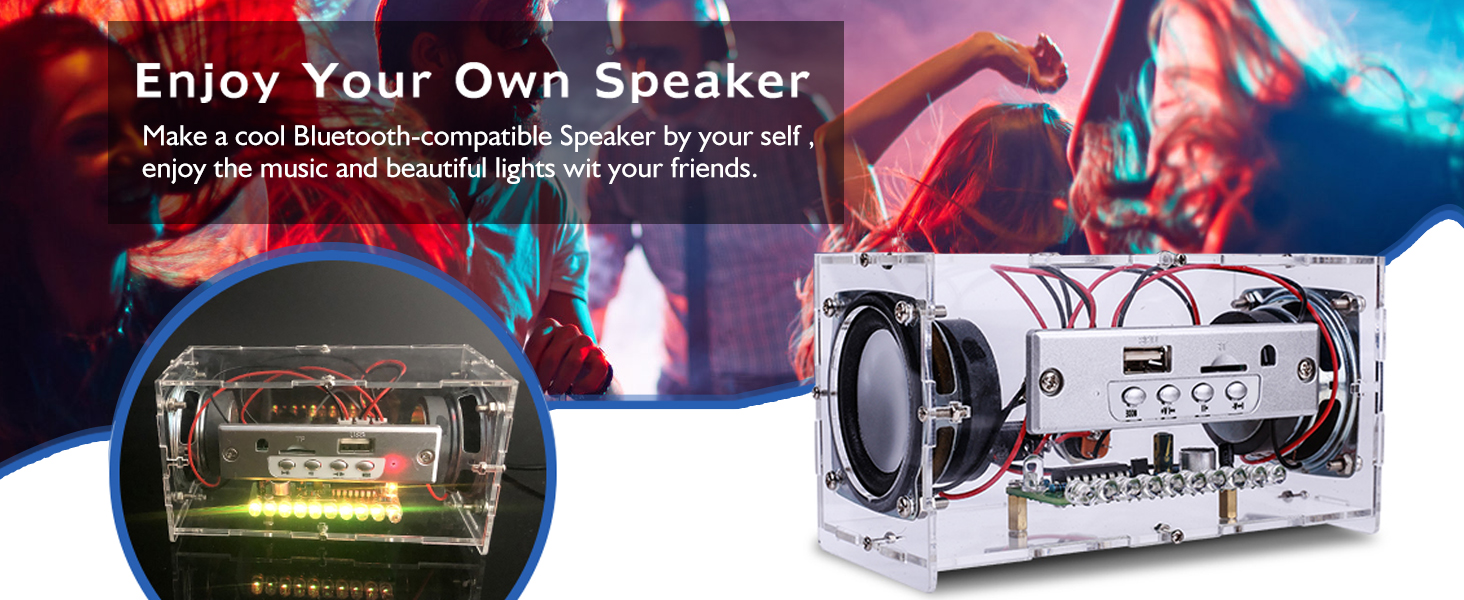 bluetooth speaker soldering kit
