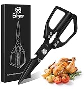 Ethyxe Kitchen Shears for Food - Professional Stainless Steel Japanese Kitchen Scissors for Chick...