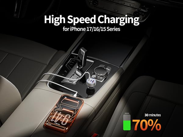 car charger for iphone 17