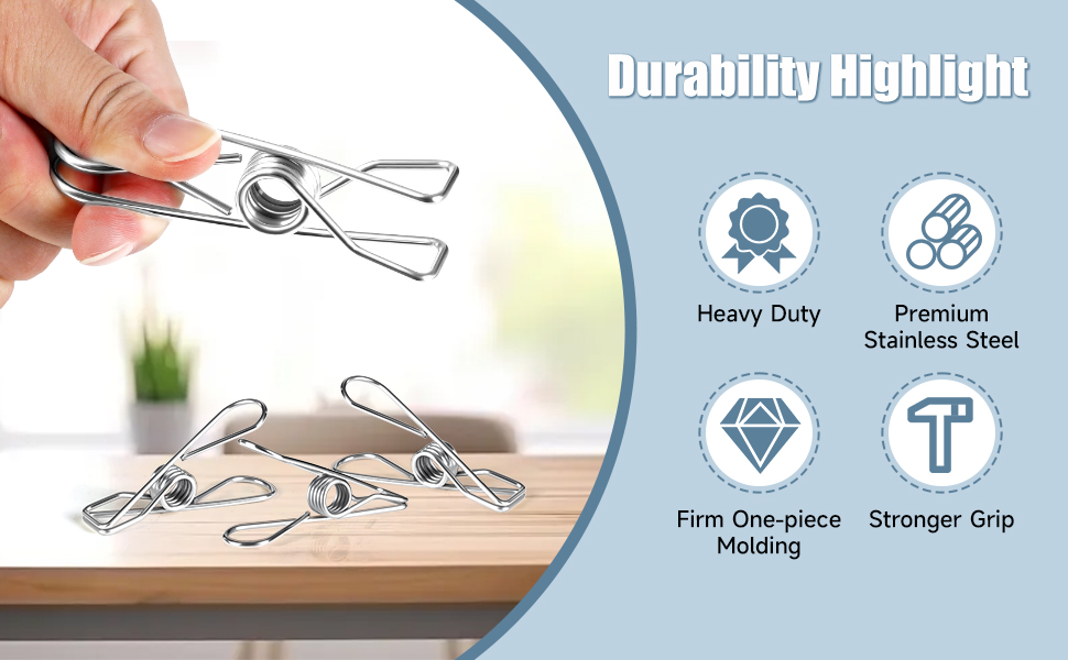 stainless steel clip
