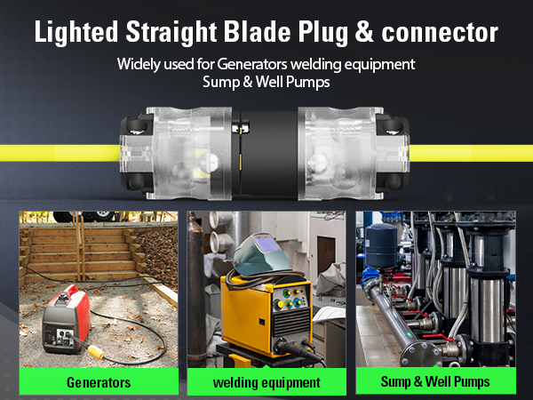Lighted Plug and Connector Set