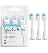 AquaSonic Proflex Replacement Brush Heads | for Whiter Teeth & Gum Care | Compatible with Many Aq...