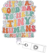 Speech Therapy Badge Reel Retractable - Cosmisun SLP Badge Holder Retractable with Alligator Clip...