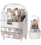 Makeup Organizer Countertop, Skincare Bathroom Counter Organizer, Storage Box Cosmetic Display Ca...