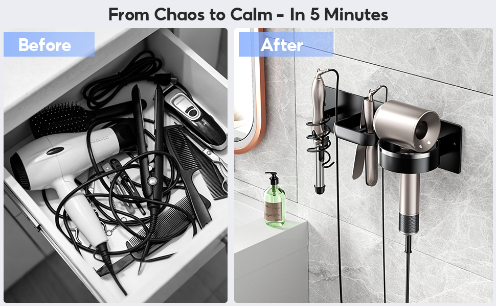 hair dryer holder