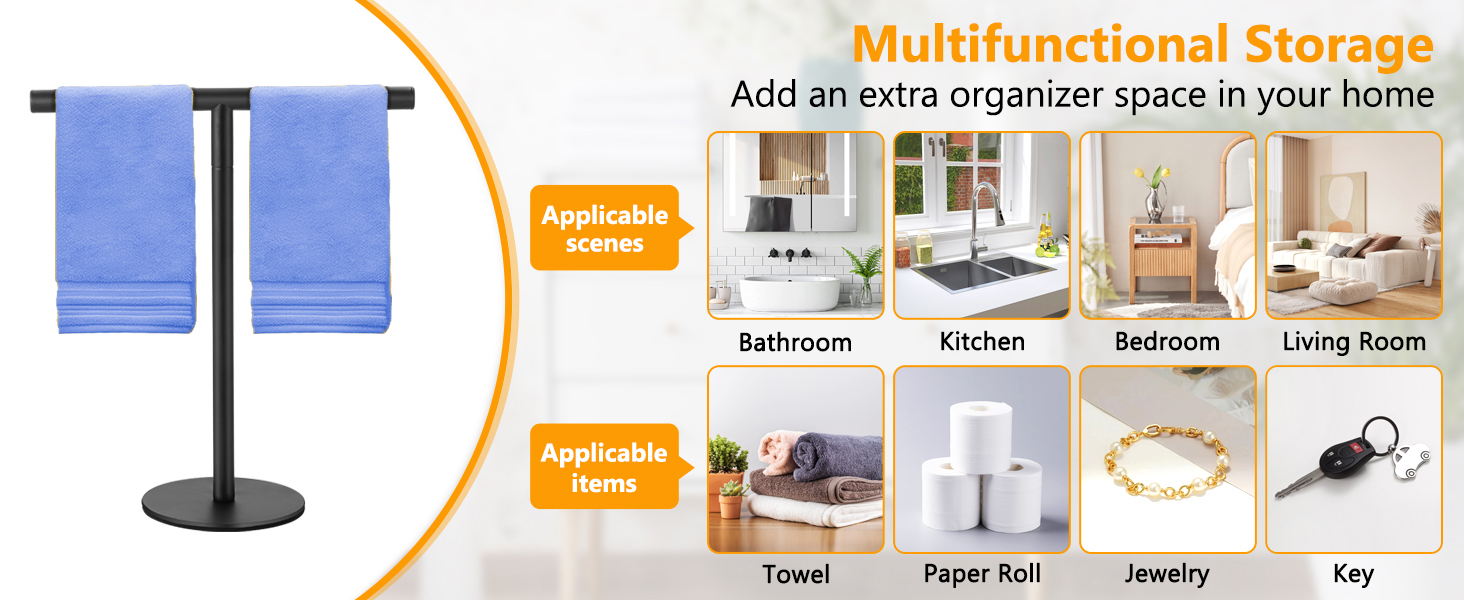 bathroom towel rack