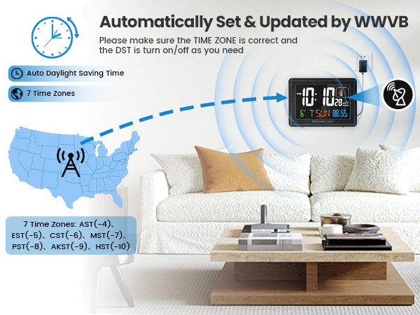 digital clock with seconds
