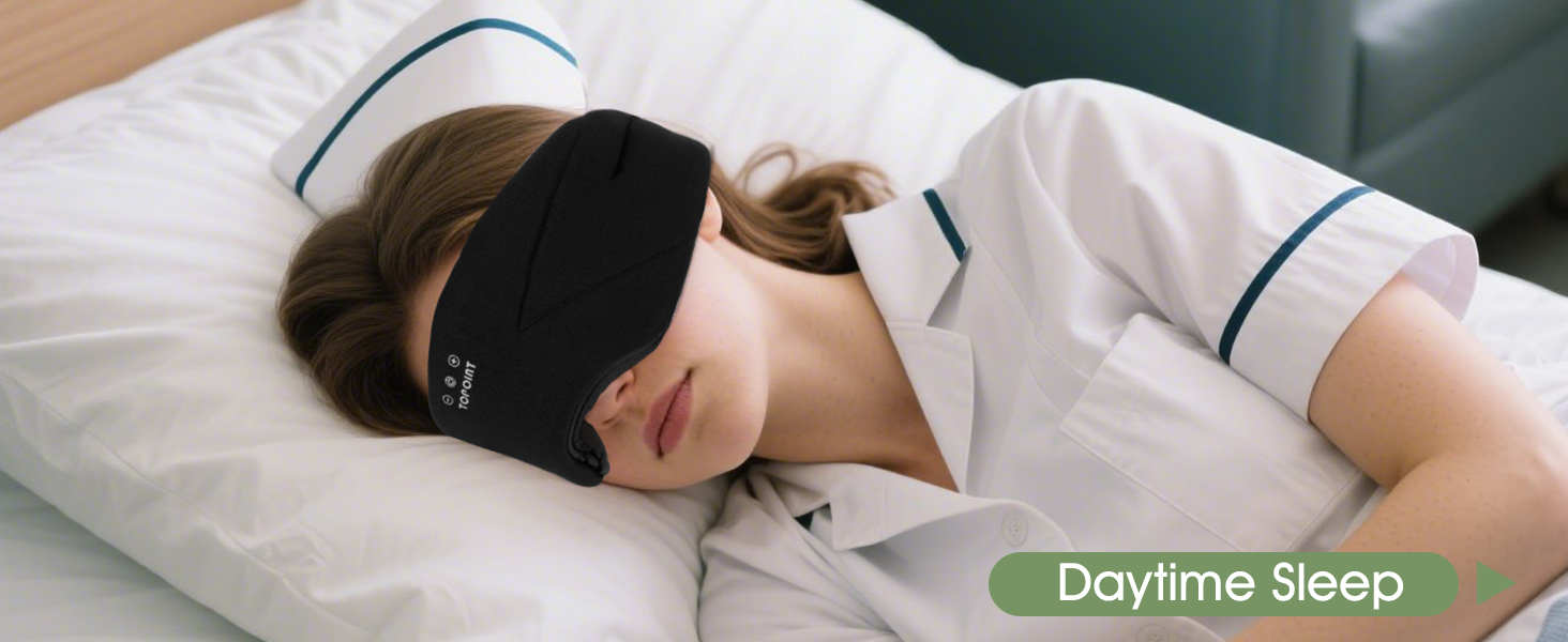 sleep mask with bluetooth headphones