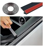 Universal Car Window Seal Strip with Adhesive Backing,V-Shape Soudproof Prevent Automotive Weathe...