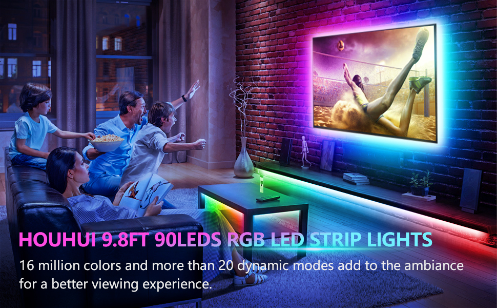 usb rgb backlight for tv lights