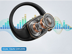 open ear buds,wrap around earbuds,out of ear earbuds,running ear buds