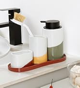 soap dispenser kitchen set ceramic dish soap dispenser organizer set kitchen sink caddy