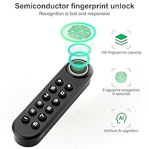 Fingerprint Cabinet Lock