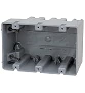 Southwire MSB3G Three Gang Device Box With Depth Adjustable, Heavy Duty 42lb