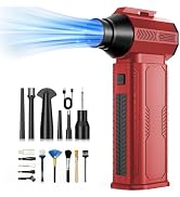 ZOAIVR Compressed Air Duster, 130,000RPM Ultra-Powerful Cordless Electric Air Duster with 8000mAh...