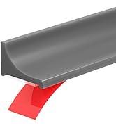 Zehiels 98Inch Shower Threshold Water Dam, Self-Adhesive Silicone Shower Barrier Water Stopper Sh...