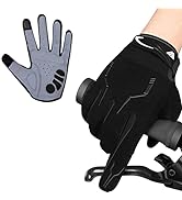 WESTWOOD FOX Cycling Gloves for Men Full Finger BMX Bike Mountain Bike Gloves Grips Bicycle Touch...