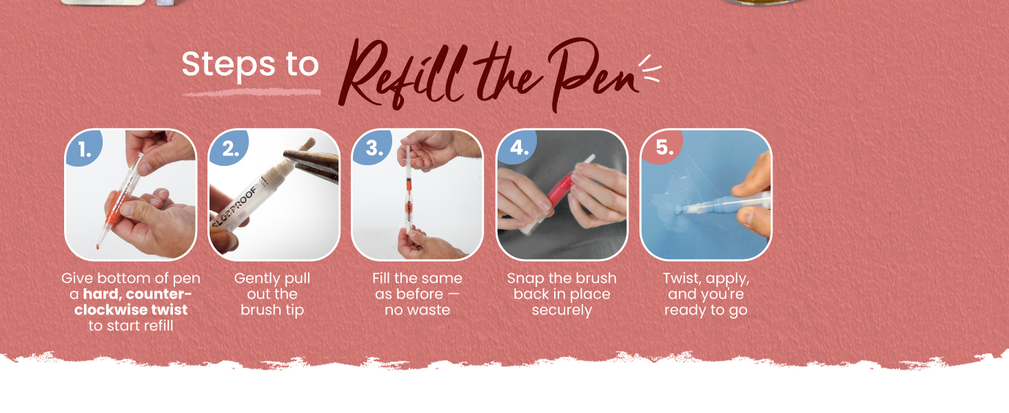 touch paint pen furniture repair wall scratch cover quick-dry marker refillable precision applicator
