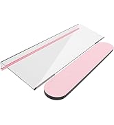 KOTEMON Acrylic Tilted Computer Keyboard Stand for Ergonomic Typing, Keyboard Tray Holder with Si...