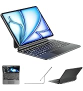 doqo Keyboard Case for iPad Air 13(M2) 2024,iPad Pro 12.9 inch (6th,5th,4th,3rd Gen) 2018~2022,iP...