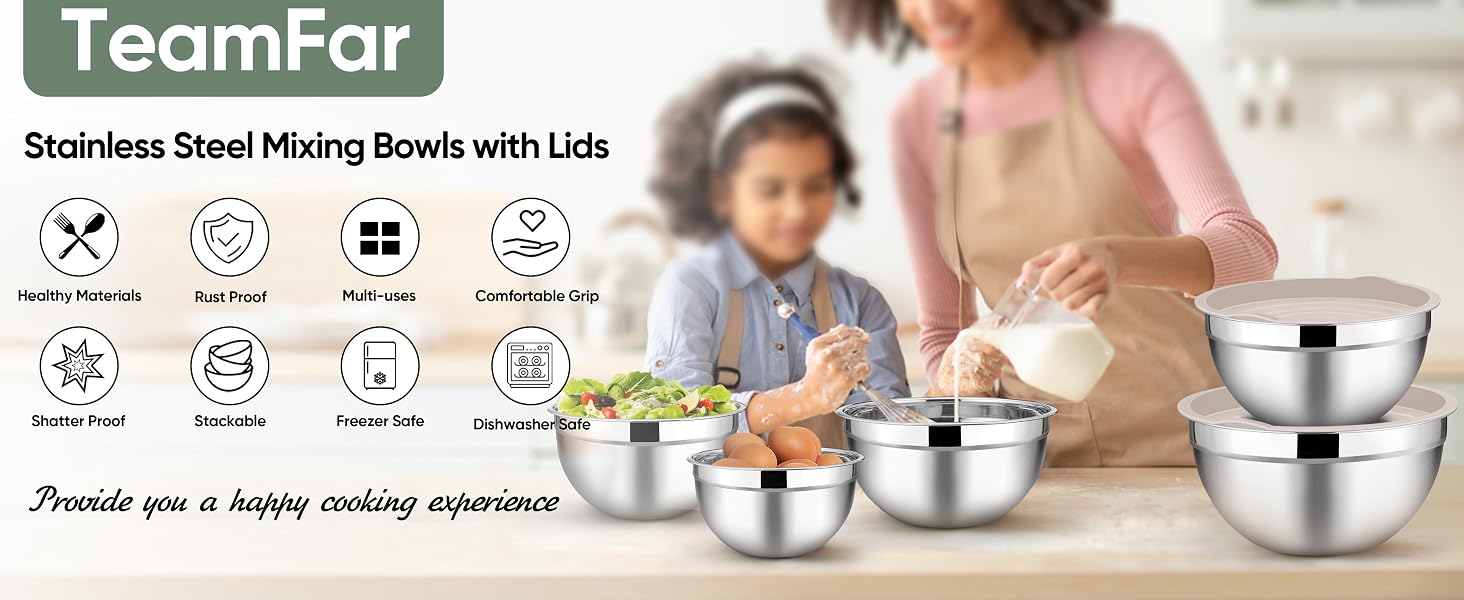 Khaki Mixing Bowls