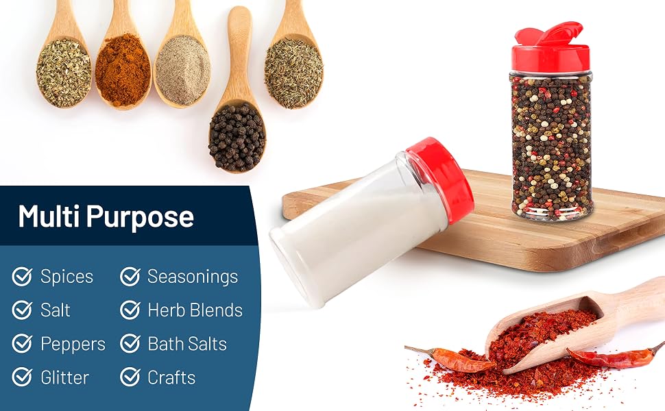 Multi-Purpose Spice Jars