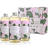ROMIIE ZOI Liquid Hand Soap Refills Gift Set Jasmine 3 x 26Fl Oz | Plant-Based, Gentle & Moisturi...