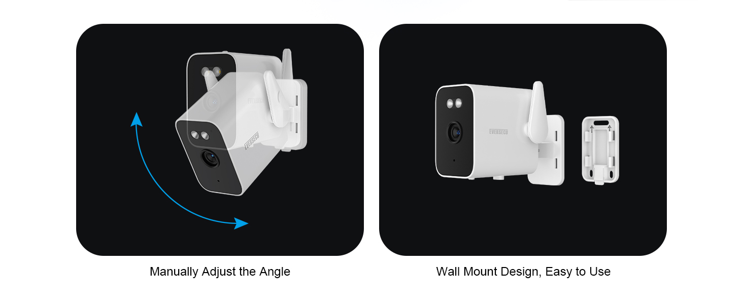 2K Outdoor WiFi BulletCam 5000mA Built-in Batt PowerOutage Human Detection Alexa SD Cloud ONVIF RTSP