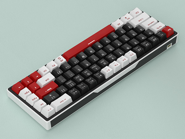 Mixed-Color Configuration Keyboard