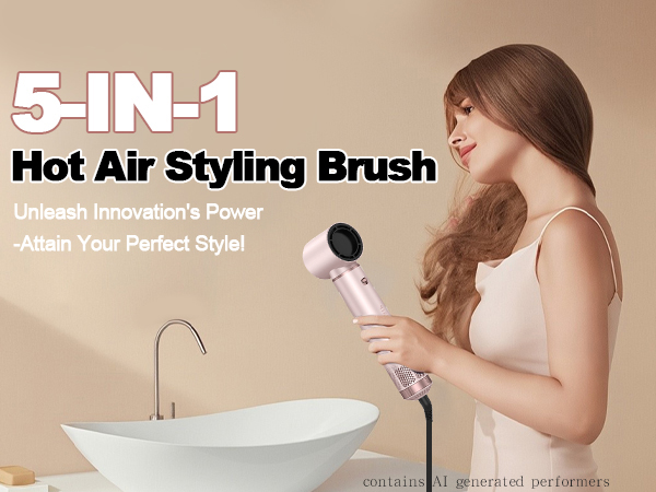 Dryhsip 5 in 1 Hair Styler Wrap Curler